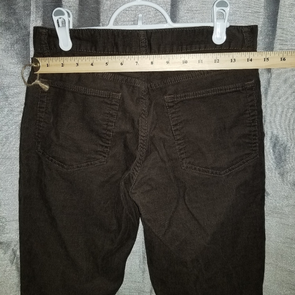 Gap Denim Brown Mens Slim Straight Corduroy Chino Pants Label Reads Size 29x30 - Picture 4 of 14